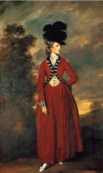 Sir Joshua Reynolds (1723-1792), Portrait Lady Worsley 1776, Öl auf Leinwand, 236 x 144 cm, Großbritannien 1776; Bildquelle: Earl and Countess of Harewood, Harewood House, Yorkshire, UK, © The Earl and Countess of Harewood and Trustees of the Harewood House Trust.