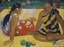 Paul Gauguin (1848–1903), Reo Mā`ohi: Parau api, oil on canvas, 67x92 cm, 1892; source: Galerie Neue Meister, Staatliche Kunstsammlungen Dresden, inventory number: Gal. Nr. 2610, © Staatliche Kunstsammlungen Dresden.