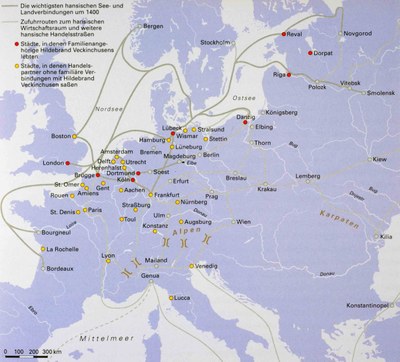 Hansestädte mit Verbindungen zu Hildebrand Veckinchusen IMG