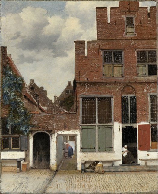 Johannes Vermeer (1632–1675), Die kleine Straße bzw. Straße in Delft, Öl auf Leinwand, 54,3 cm x 44 cm, ca. 1658; Bildquelle: © Rijksmuseum, Amsterdam.