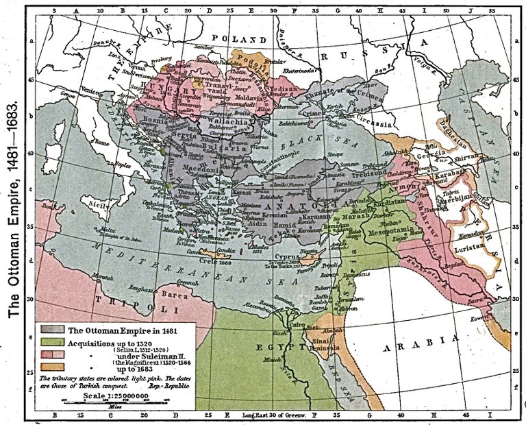 Quelle der Karte: The Historical Atlas by William R. Shepherd, 1923. Digitalisat: The University of Texas at Austin, http://www.lib.utexas.edu/maps/historical/shepherd/ottoman_empire_1481-1683.jpg.