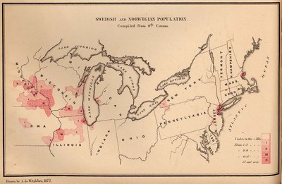 Swedish and Norwegian population in the United States in 1872 IMG