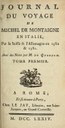 Journal du Voyage en Italie 1580/1581 IMG