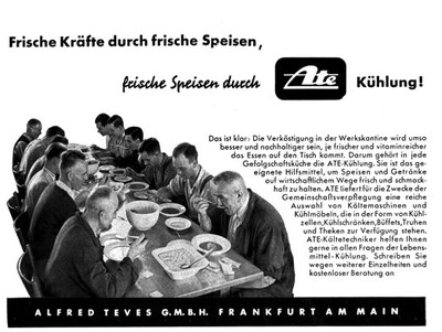 Produktwerbung für Lebensmittelkühlsysteme 1950 IMG