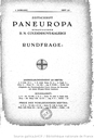 Zeitschrift "Paneuropa" IMG