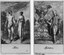 Daniel Nikolaus Chodowiecki (1726–1801), Natur/Afectation, Radierung und Kupferstich, 1778; Bildquelle: Chodowiecki, Daniel Nikolaus: Natürliche und affectirte Handlungen des Lebens, 1778, Tafel 1 und 2. 