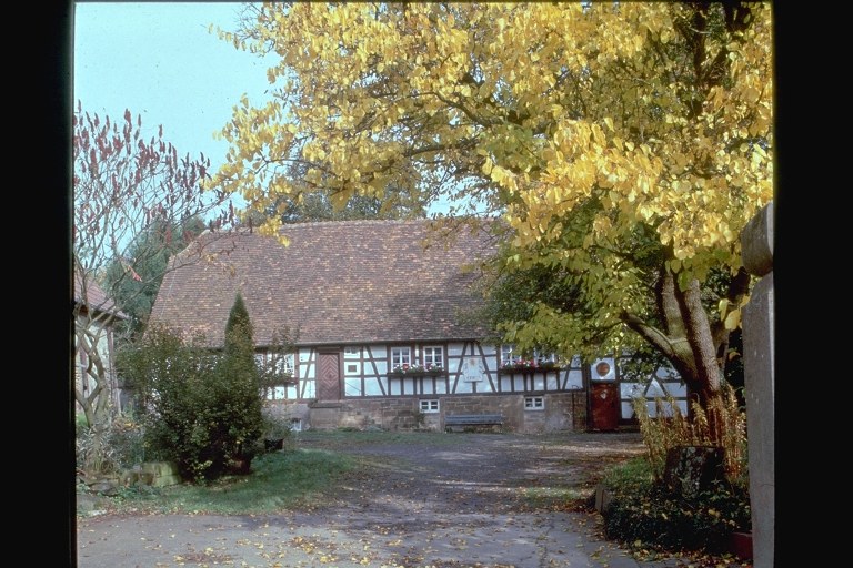 Ehemaliges Wohnhaus von Henri Arnaud (1641-1721) in Schönenberg, Farbphotographie, unbekannter Photograph, Bildquelle: Mit freundlicher Genehmigung des Henri-Arnaud-Hauses Ötisheim-Schönenberg. 