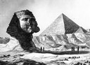 Pyramides de Memphis, Vue du Sphinx et de la grande pyramide, prise du sud-est, in: Description de l’Égypte, Antiquités, vol. V, Taf. 11 (Description de l’Égypte, Köln u.a. 2007, S. 472)