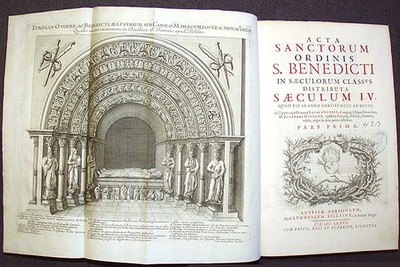 Acta sanctorum Ordinis Sancti Benedicti 1677 IMG