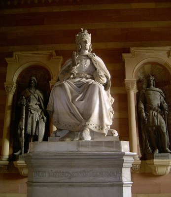 Monument of Rudolf von Habsburg at Speyer Cathedral