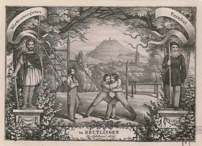 Württemberg Turnfest in Reutlingen, 1845