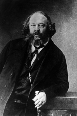 Michail Bakunin (1814–1876), 1864, Schwarz-weiß-Photographie, Photograph: Ege, Bildquelle: Archiv der sozialen Demokratie der Friedrich-Ebert-Stiftung Bonn, Signatur 6/FOTA020187.