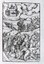 Matthias Gerung (1500–1570), Holzschnitt zum Apokalypsenkommentar des Berner Predigers Sebastian Meyer (1465–1545), 1544 bis 1558, Bildquelle: Codex germanicus 6592; Bayerische Staatsbibliothek, München.